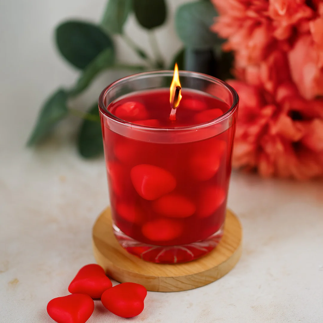 Glass Jar Gel Wax Candle - Image 5
