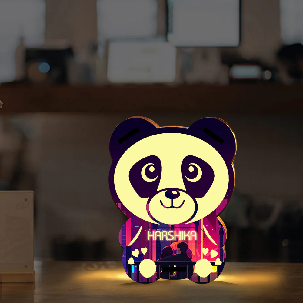 Glowing Panda Lamp For Valentine - Image 6