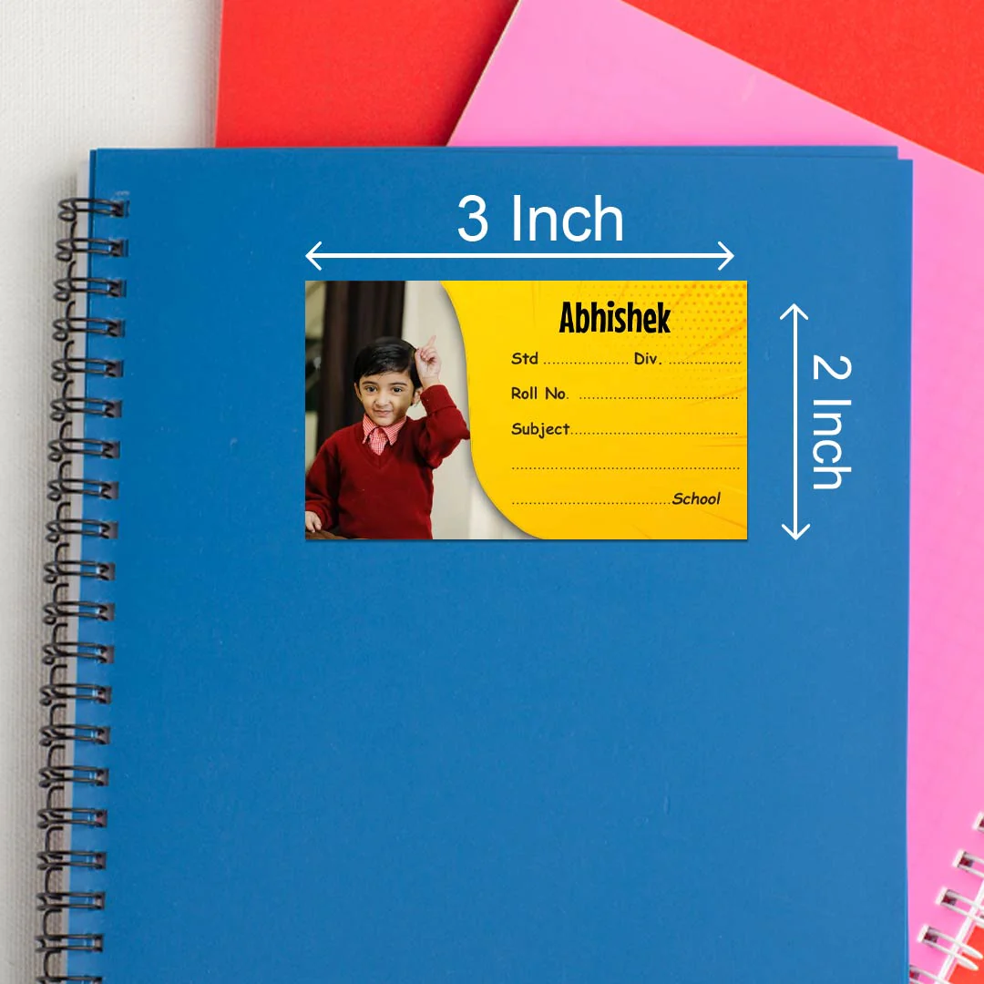 Personalized Gradient Texture Name Slips  | 12x18" Sheet with 36 Labels - Image 3