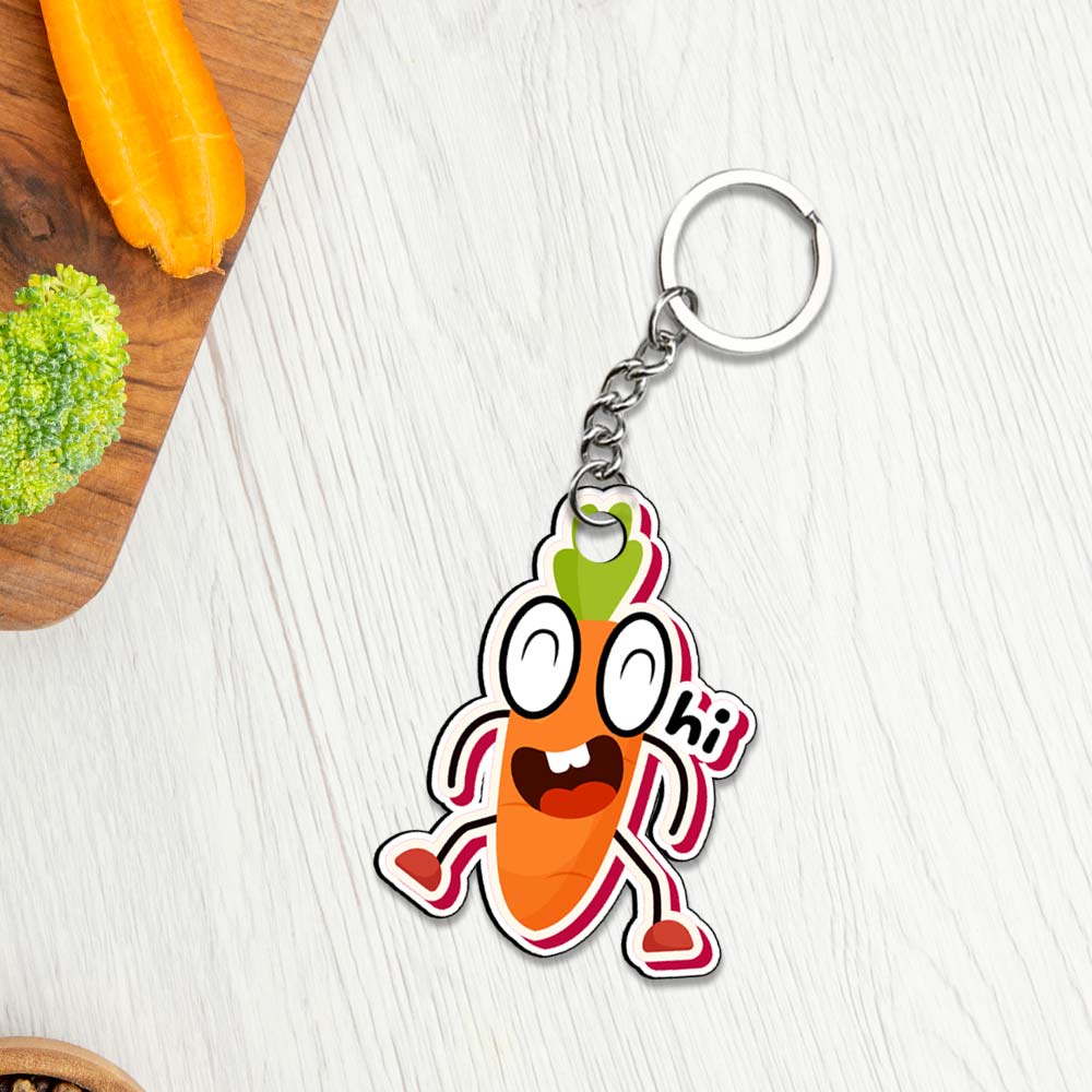 Greens on the Go: Vegetable Keychain Collection