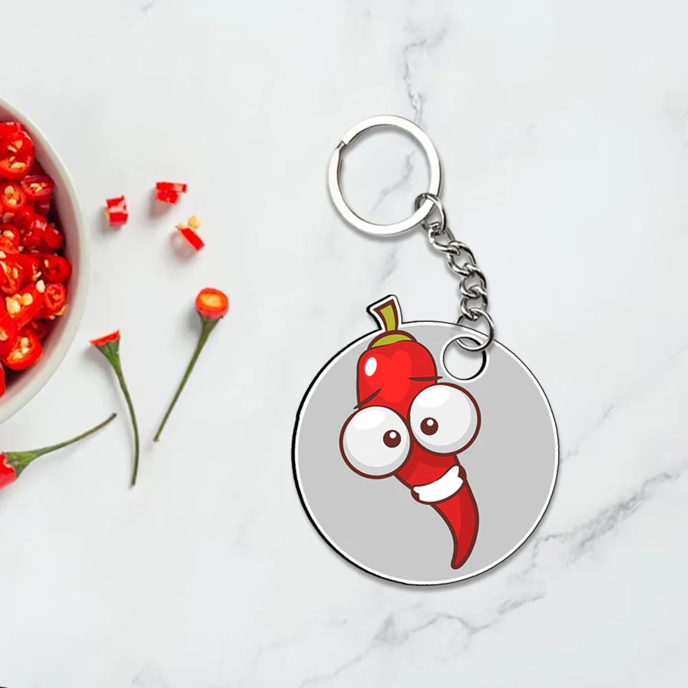 Greens on the Go: Vegetable Keychain Collection - Image 2