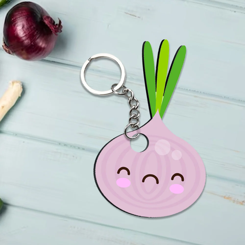 Greens on the Go: Vegetable Keychain Collection - Image 4