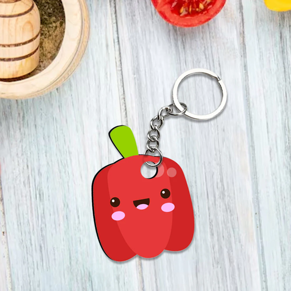 Greens on the Go: Vegetable Keychain Collection - Image 6