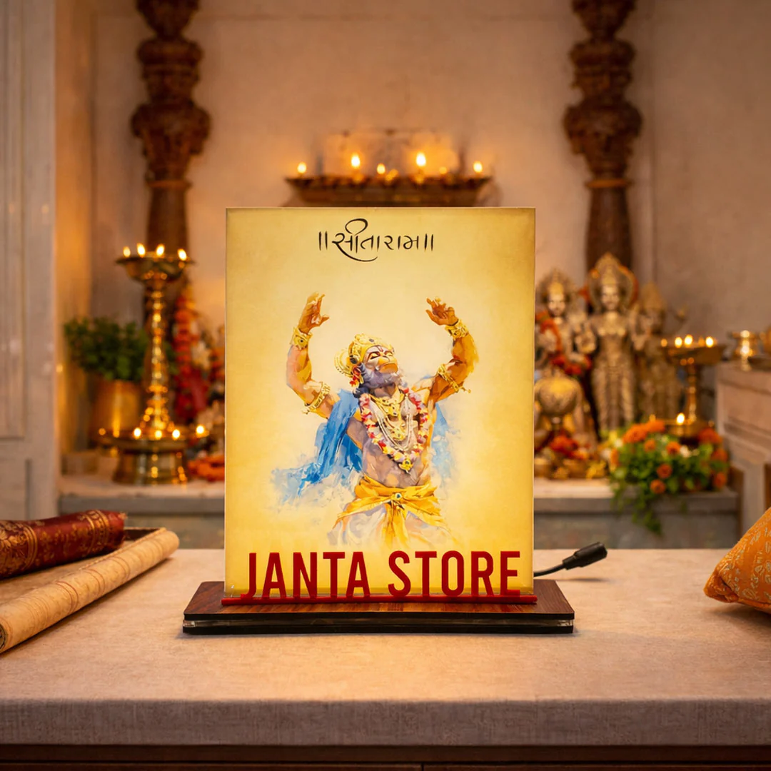 Hanuman Ji Acrylic LED Lamp (6×8") - Image 4
