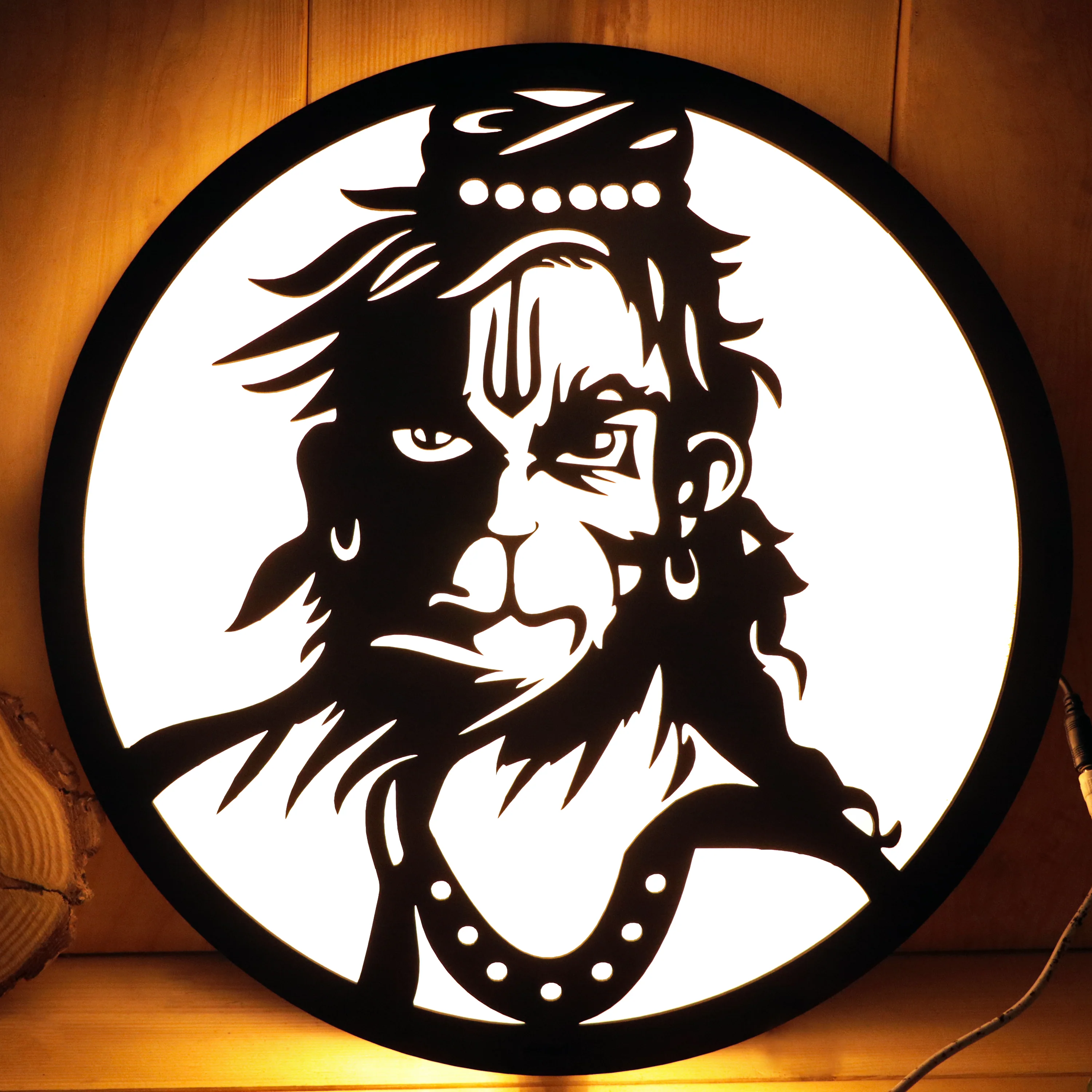 Hanuman Ji Light frame