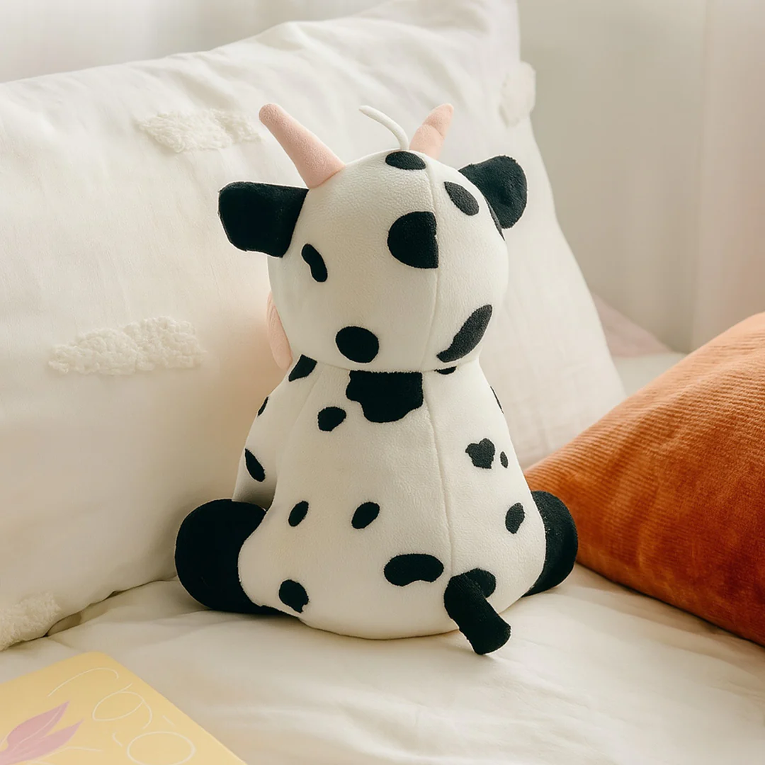 Happy Cow Plush Toy – Soft & Spotted - Image 2