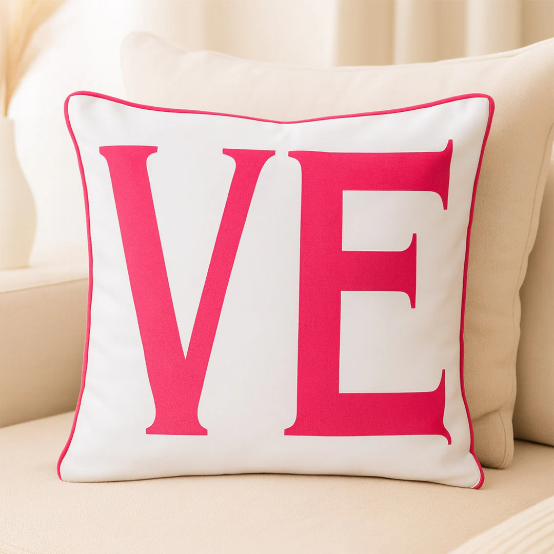LOVE Letter Reversible Cushion - Image 3
