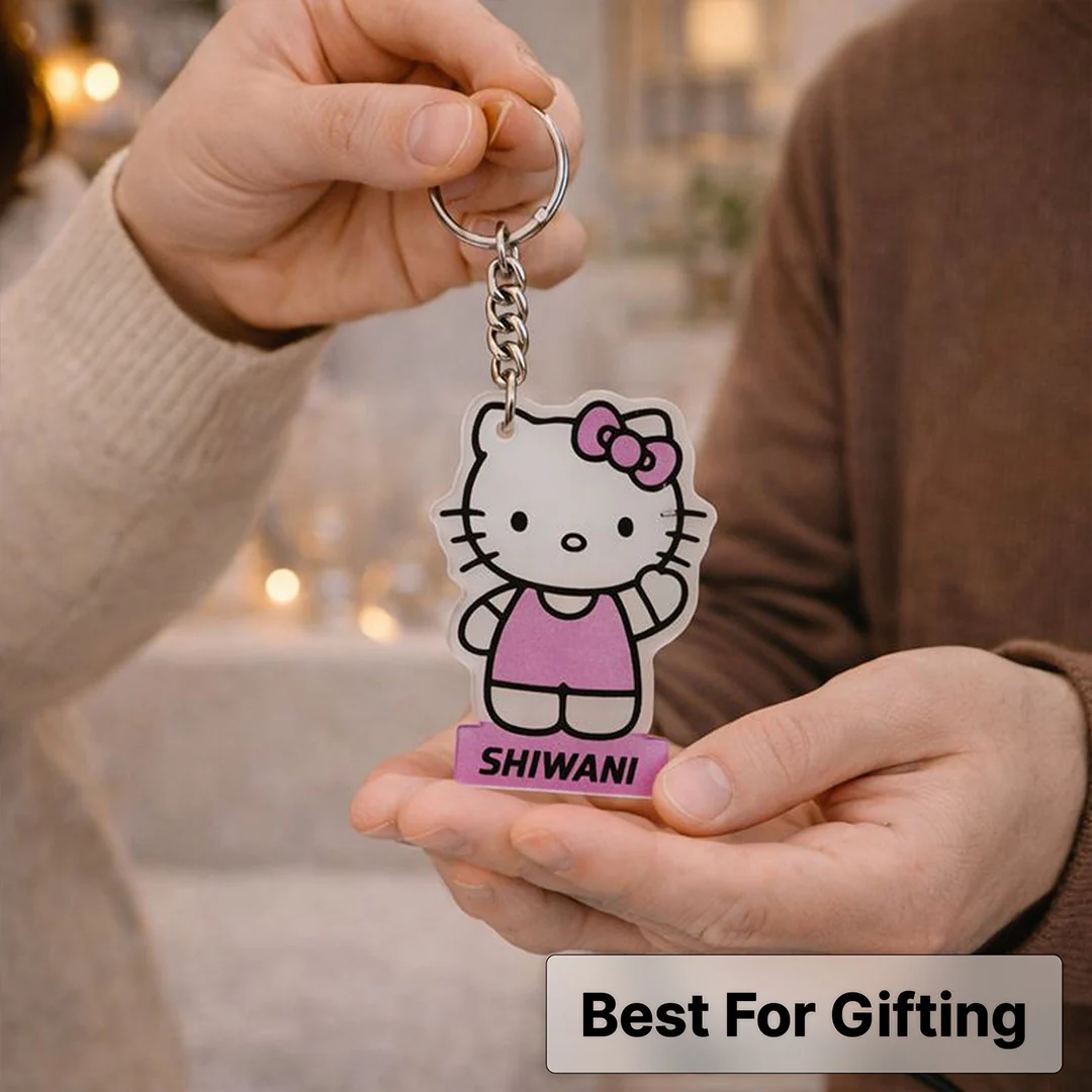 Hello Kitty Name Keychain - Image 5
