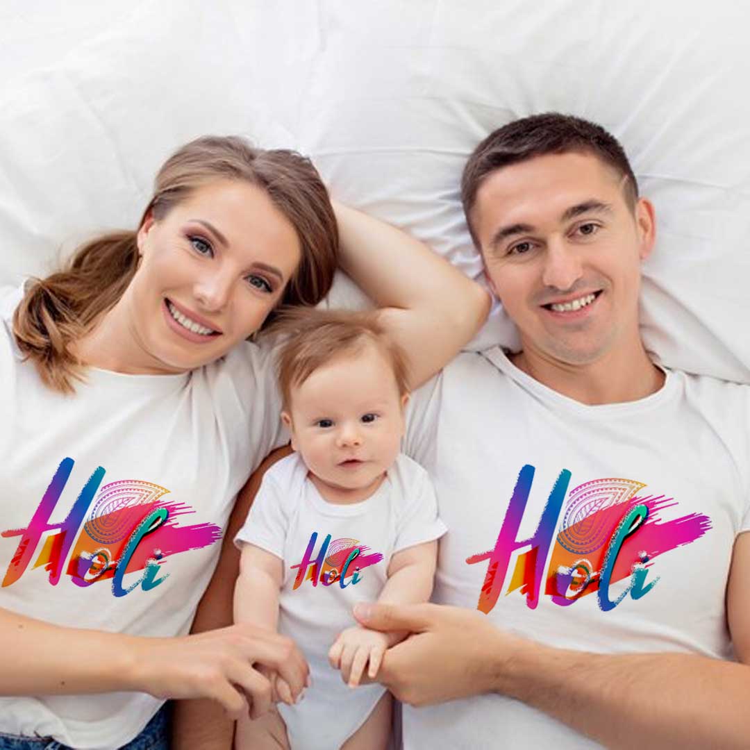 Holi Matching T-shirts for Family - Image 9