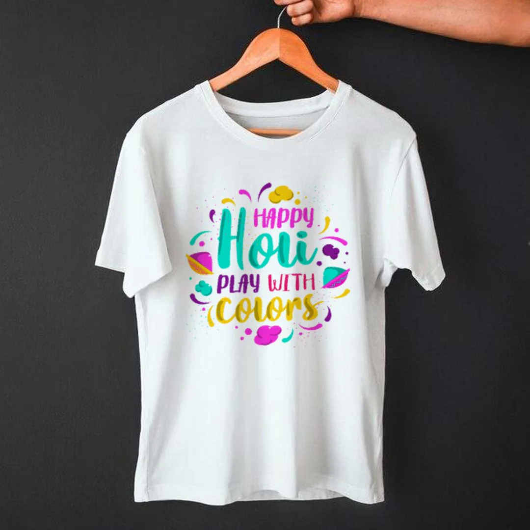 Holi Special Couple T-shirts - Image 2
