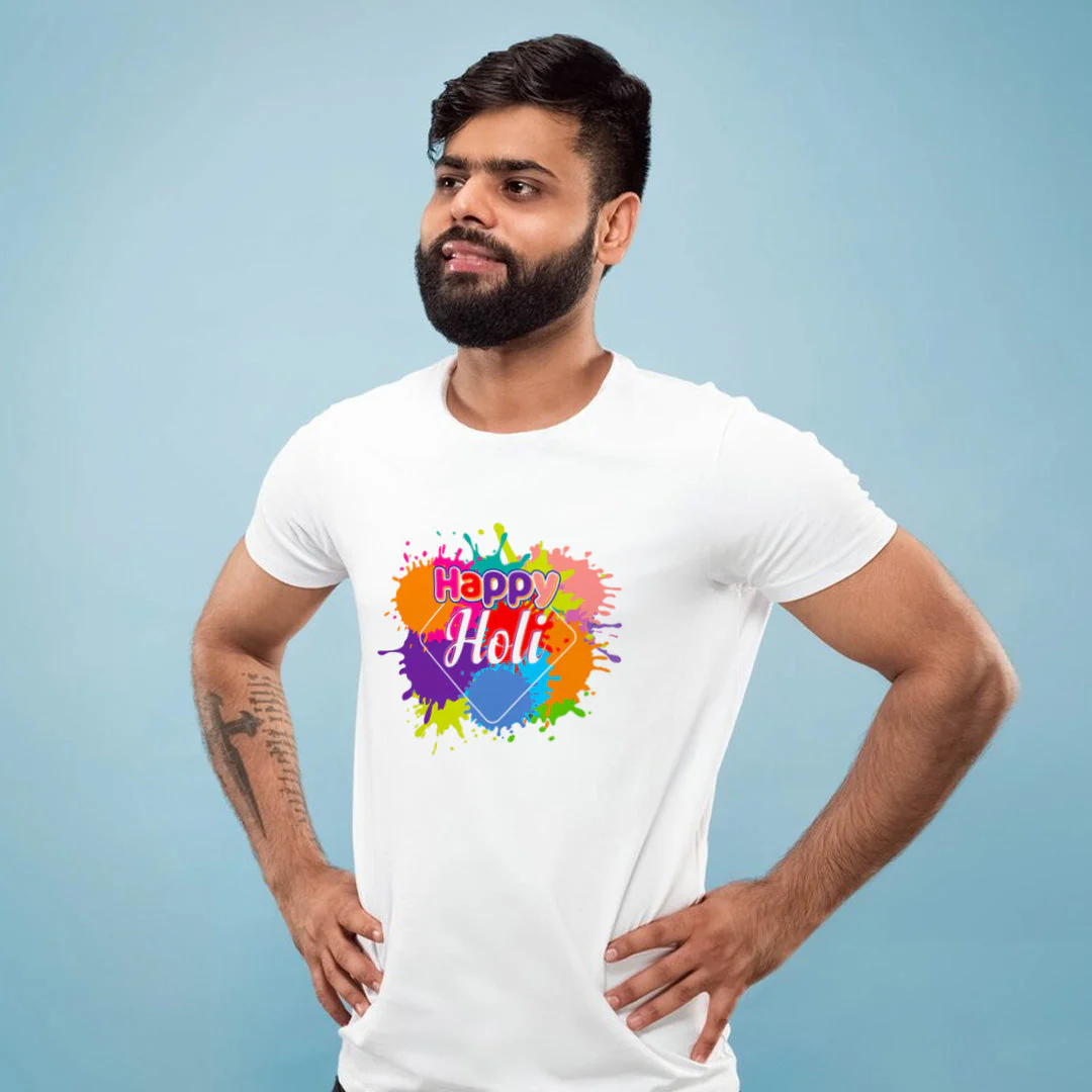 Holi Special Custom T-shirts for Hisar - Image 33