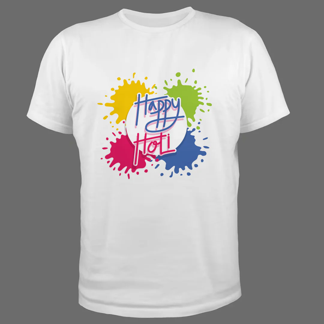 Holi Special Custom T-shirts - Image 2