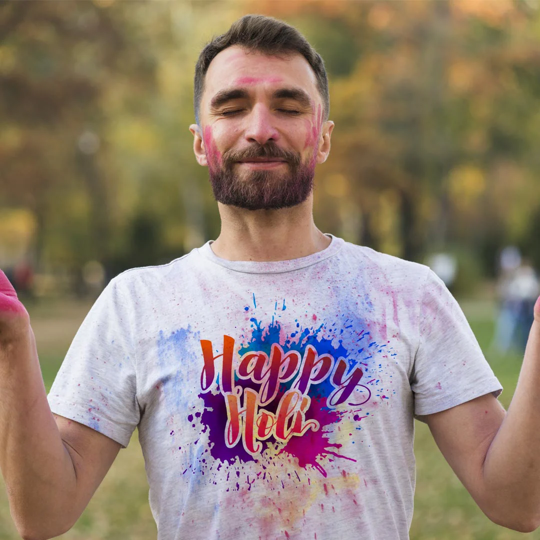 Holi Special Custom T-shirts - Image 28