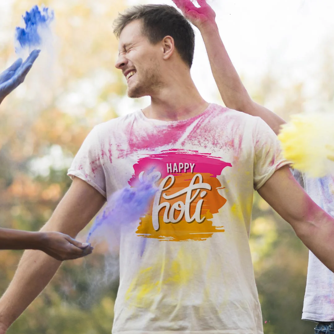 Holi Special Custom T-shirts - Image 32
