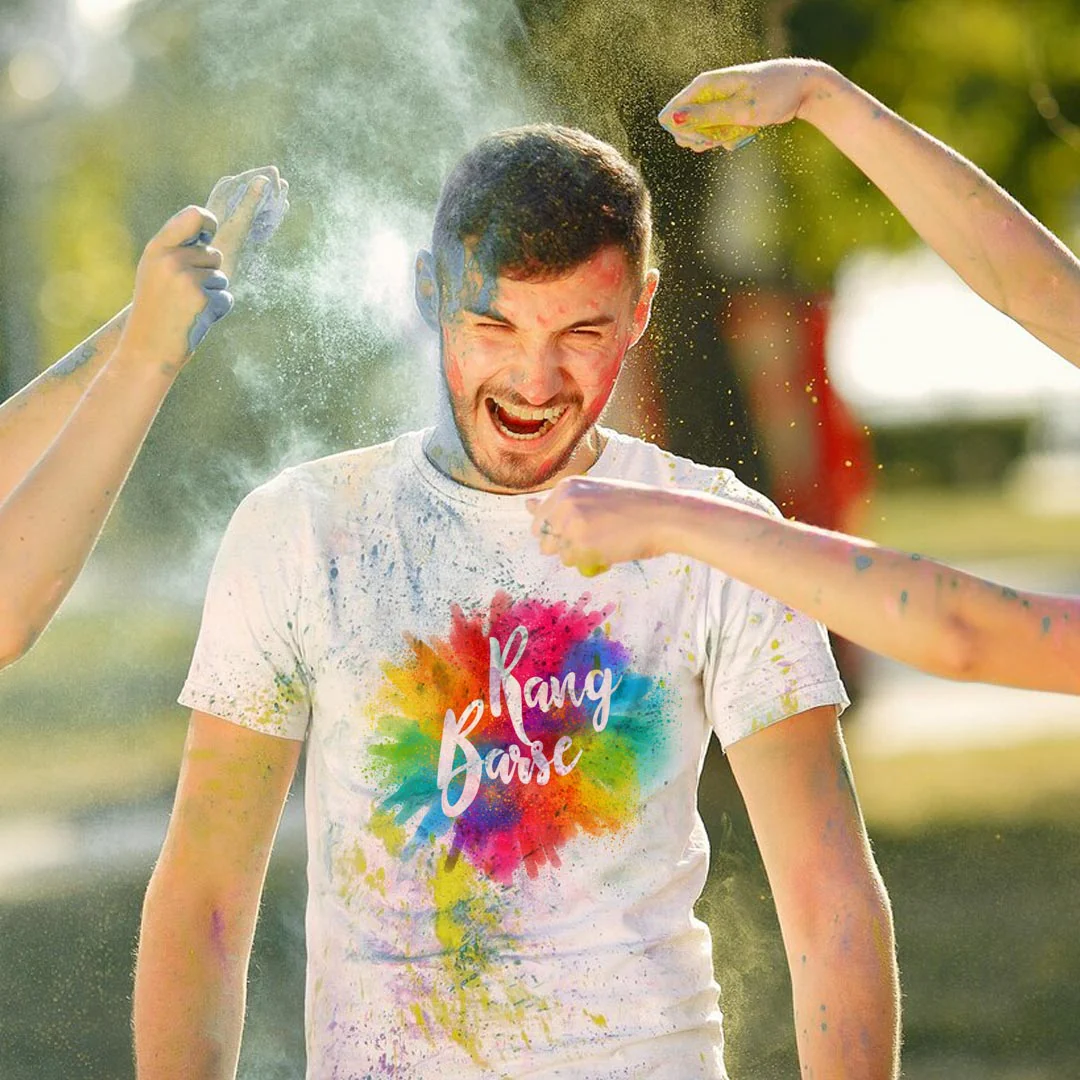 Holi Special Custom T-shirts - Image 35