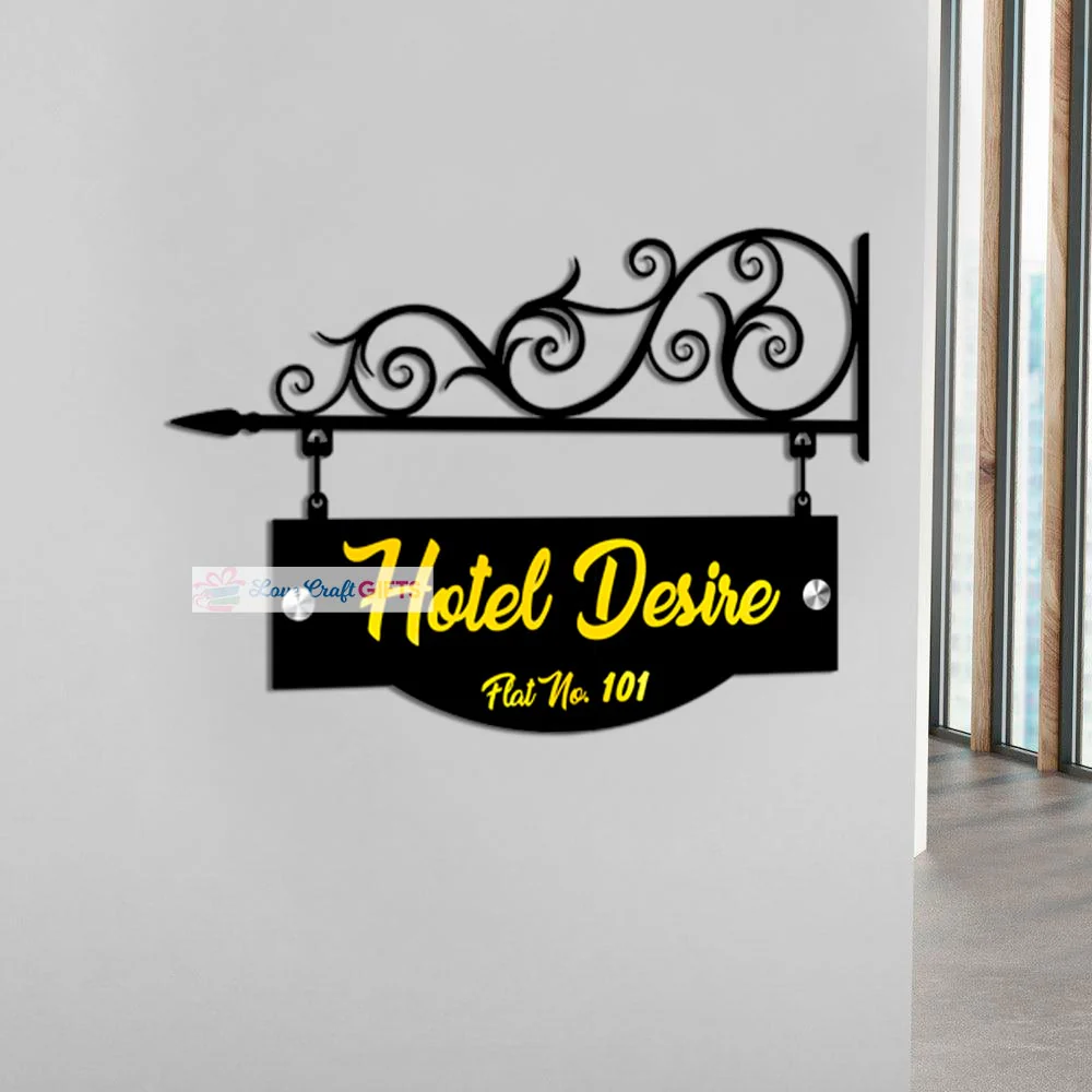 Hotel Acrylic Home Name Plates-12x15" - Image 3