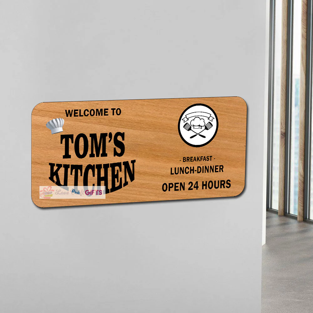 Hotel Wooden Home Name Plates-12x15" - Image 3