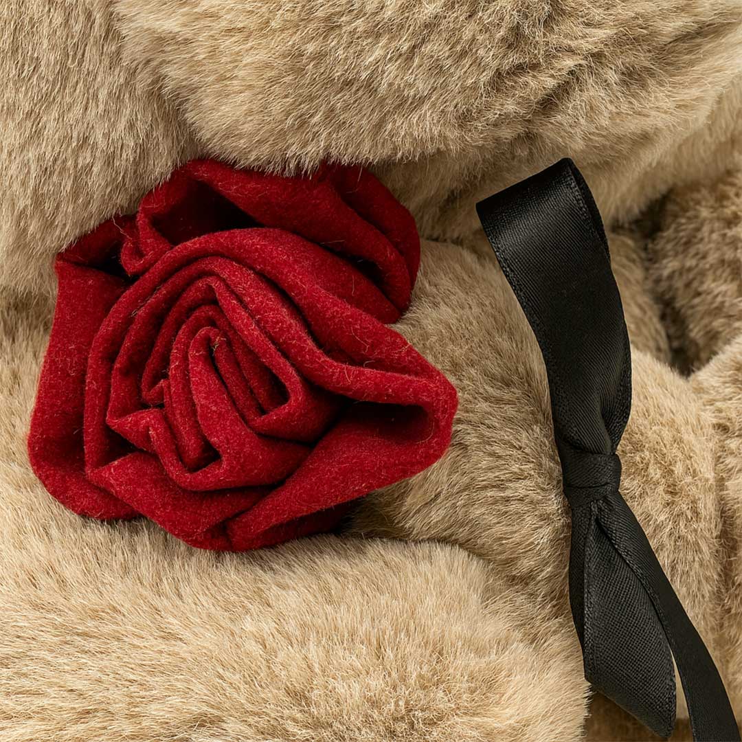 Hug-Me Rose Teddy Plush Toy - Image 4