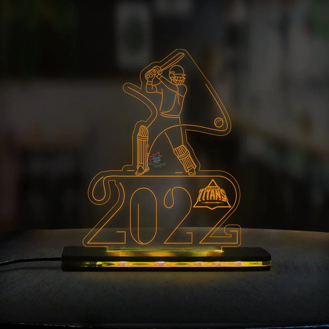 3d Acrylic Indian Premier League LED Lamp - Image 5