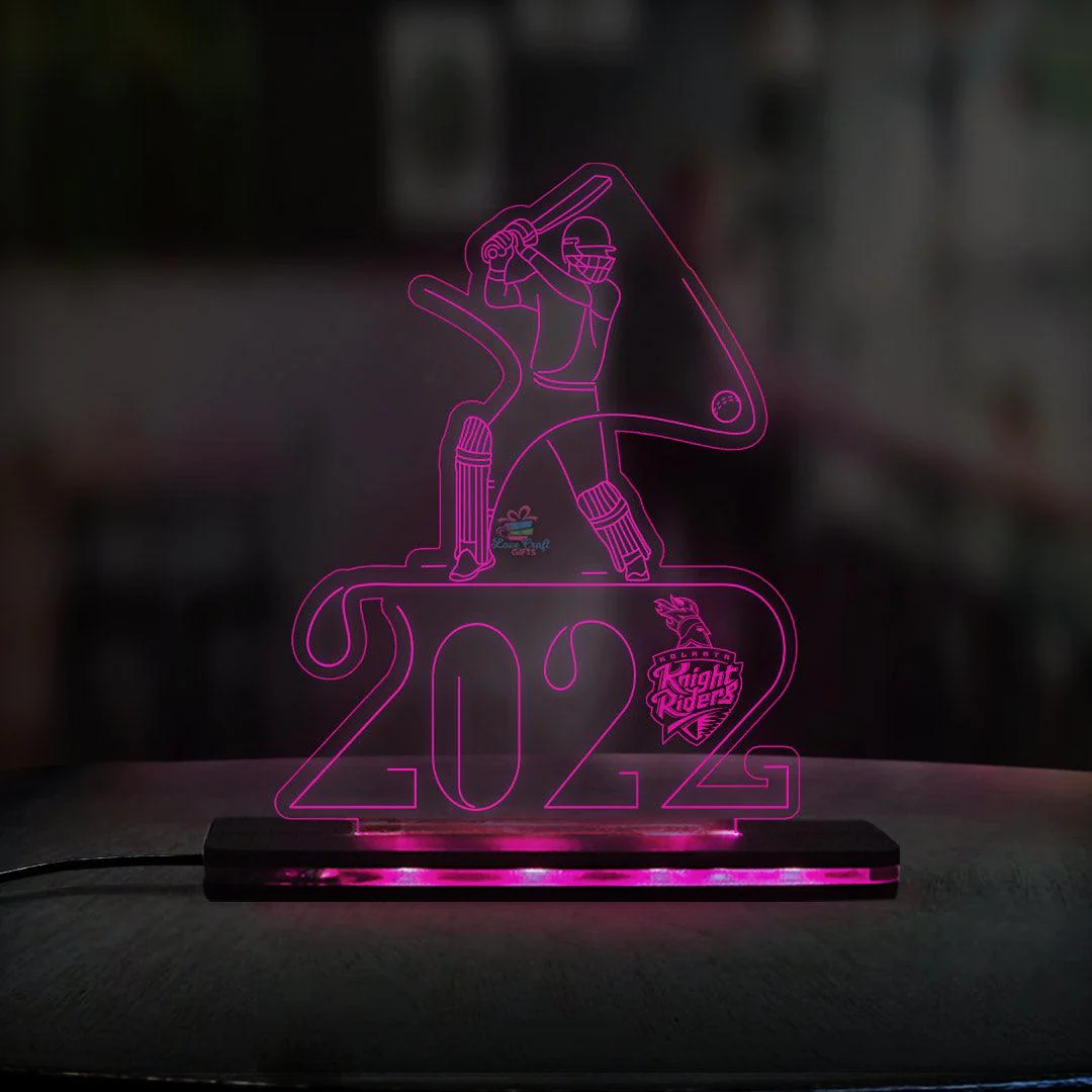 3d Acrylic Indian Premier League LED Lamp - Image 6