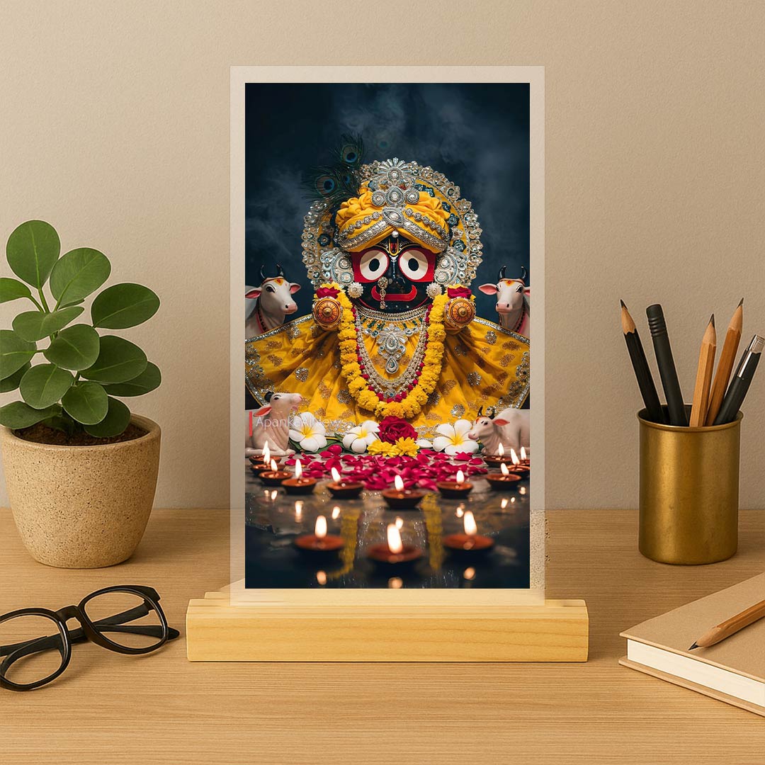 Jagannath Dev 5x7" Table Top / Table Stand Decor - Image 3
