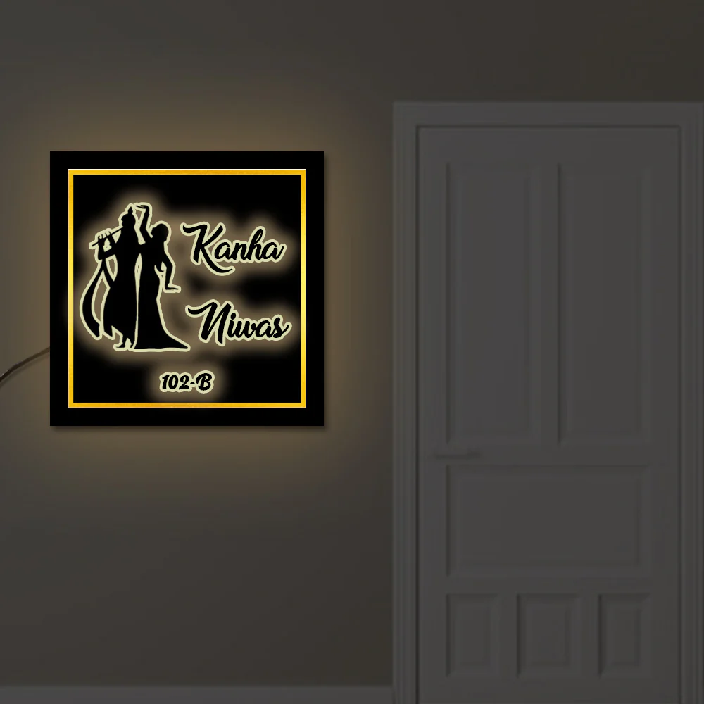 Kanha LED Name Plates For Home - Image 2