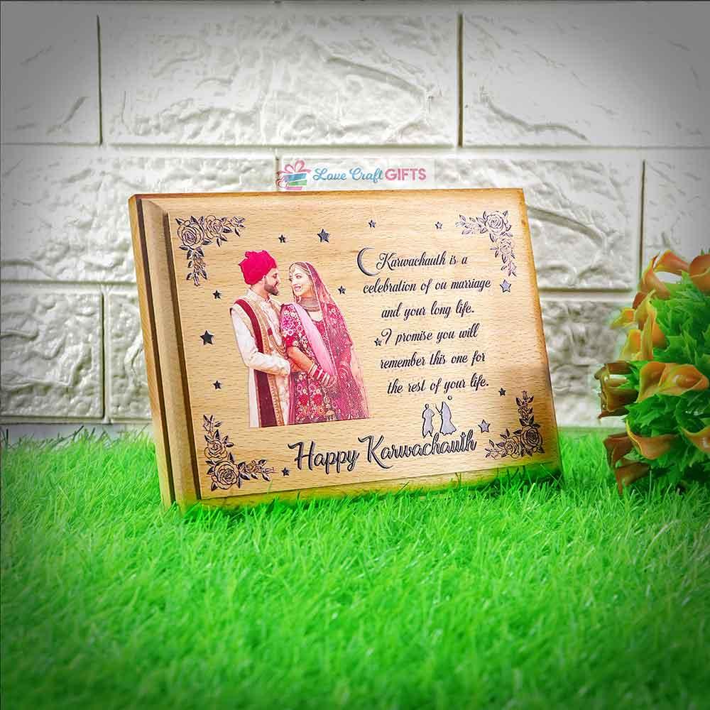 KARWA CHAUTH WOODEN PRINTED FRAME - Image 4
