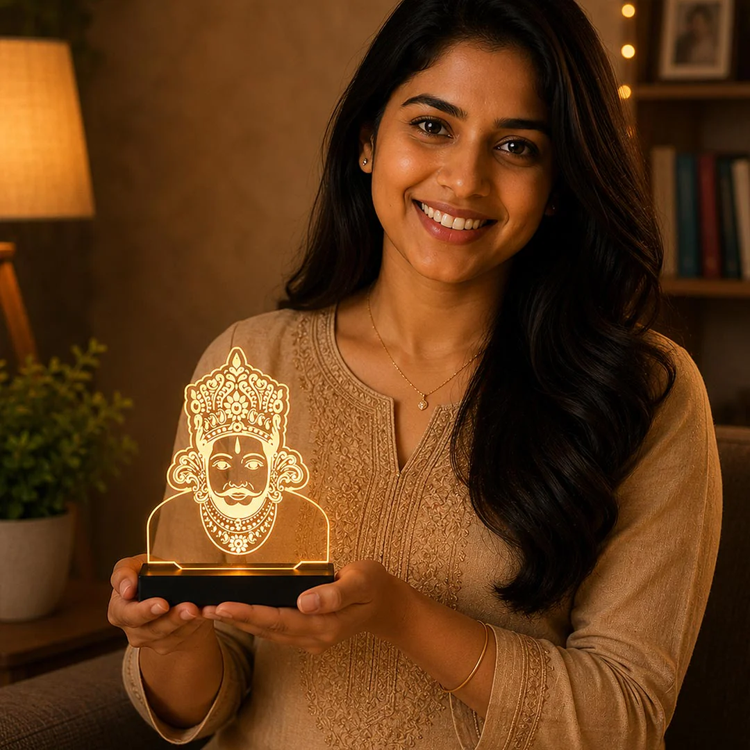 Khatu Shyam Ji Car Dashboard Lamp - Image 4
