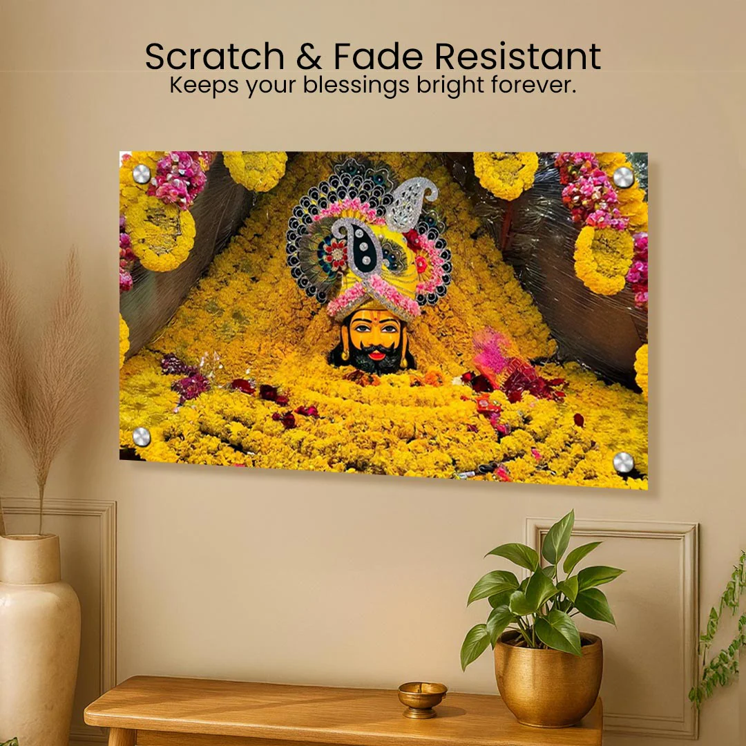 Khatu Shyam Ji Premium Acrylic Wall Frame |24×36" - Image 3