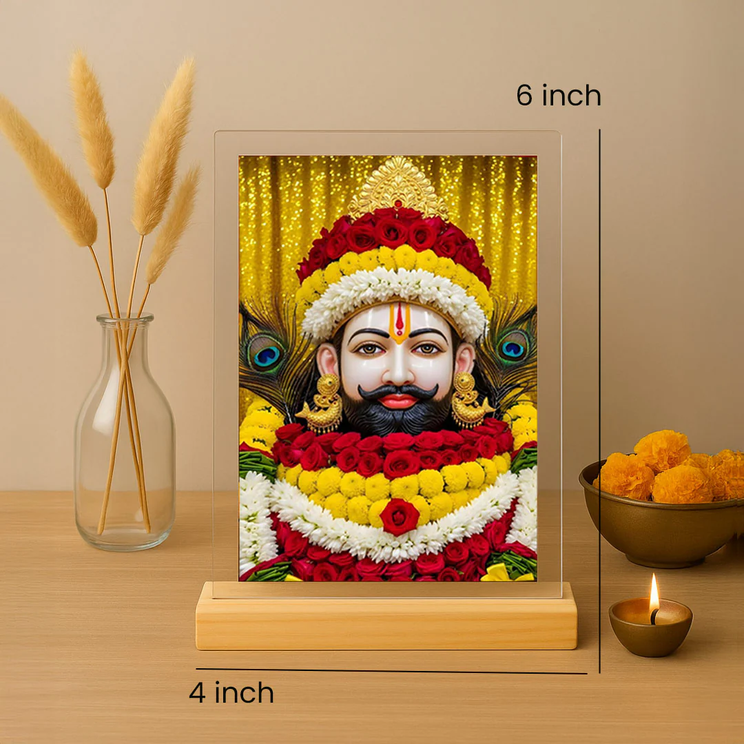 Khatu Shyam Ji Table Top | 4×6" - Image 2