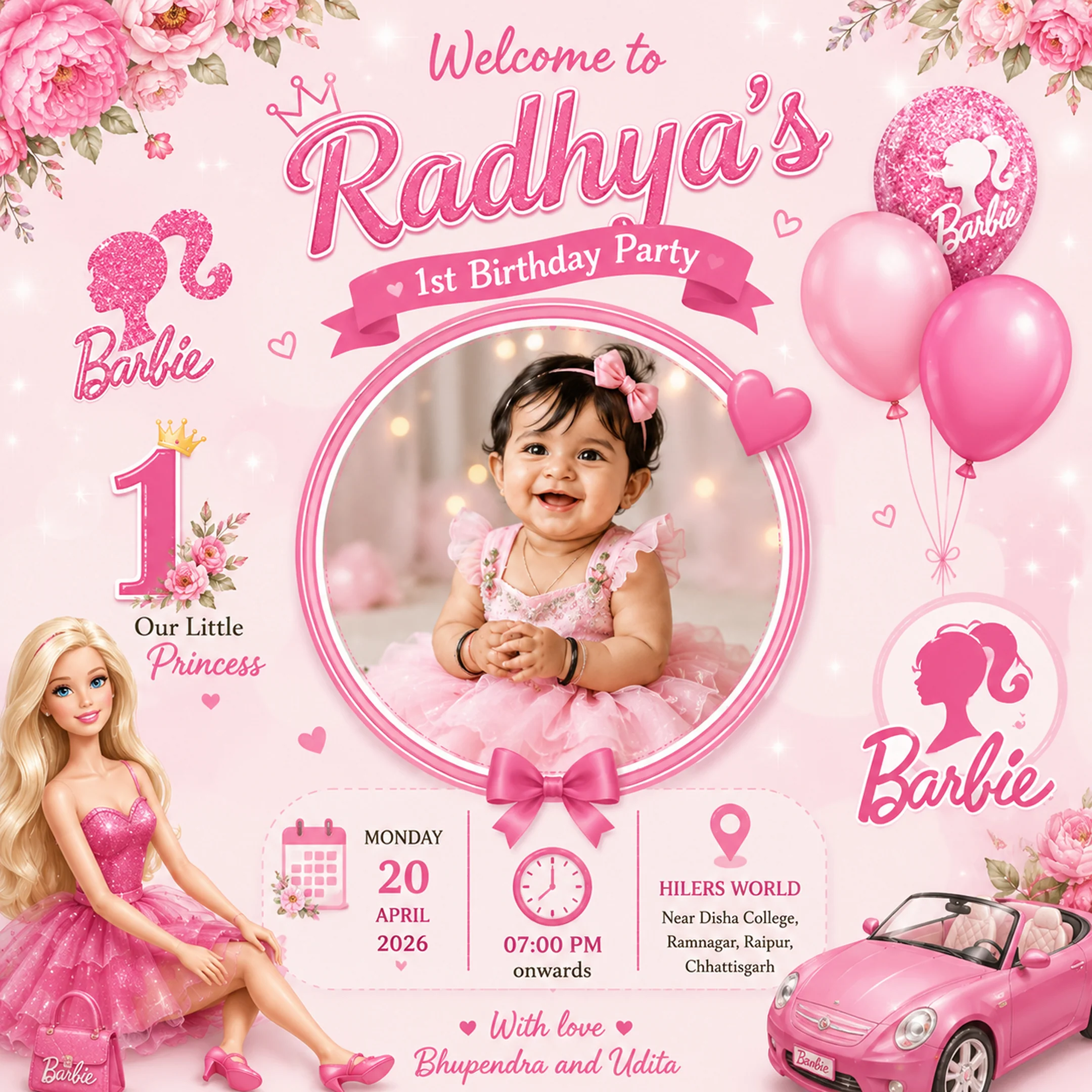 Kids Birthday Party E-Invite for Baby Boys & Girls | Digital Birthday Invitation Card - Image 8
