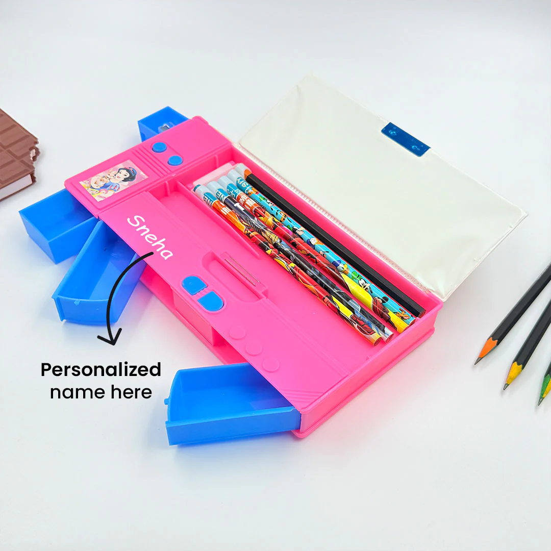 Barbie Kids School Combo - Personalized Name Engraved - Image 3