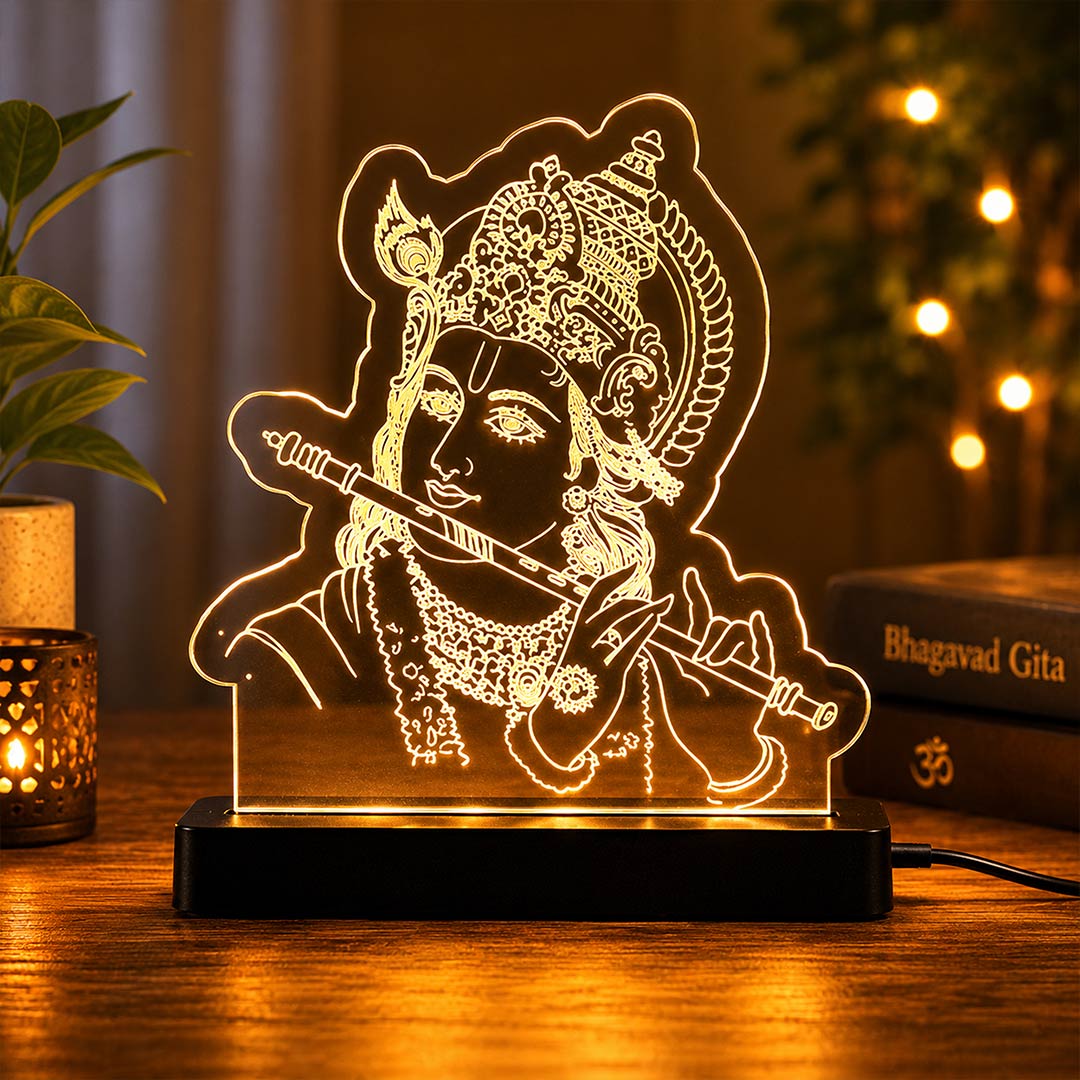 Krishan Ji Car Dashboard Lamp