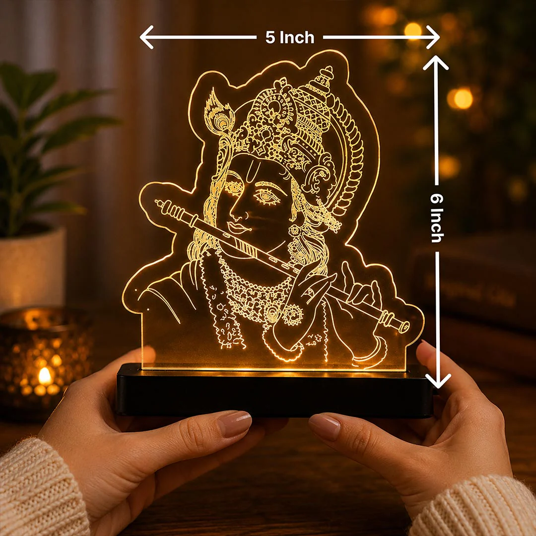 Krishan Ji Car Dashboard Lamp - Image 2