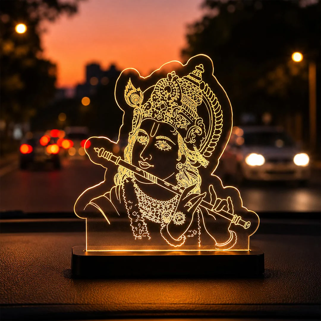 Krishan Ji Car Dashboard Lamp - Image 3