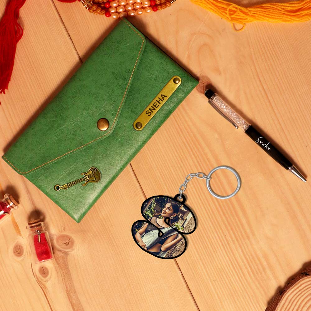 Ladies Clutches with Keychain and Pen- Raksha Bandhan Gift - Image 13