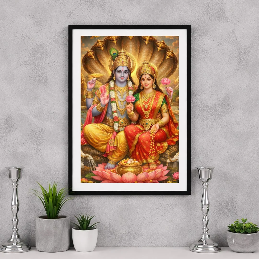 Lakshmi Narayan Wall Frame