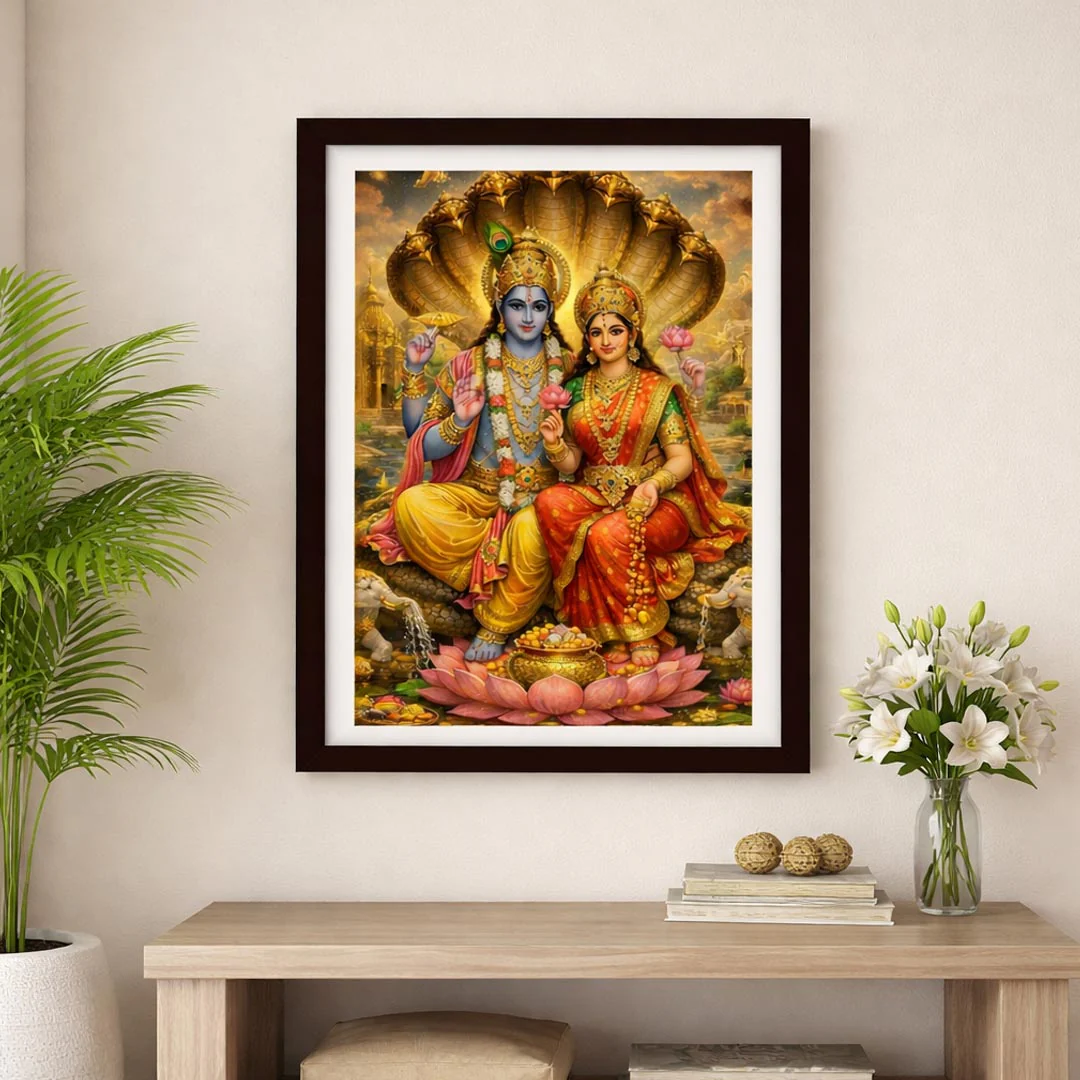 Lakshmi Narayan Wall Frame - Image 2
