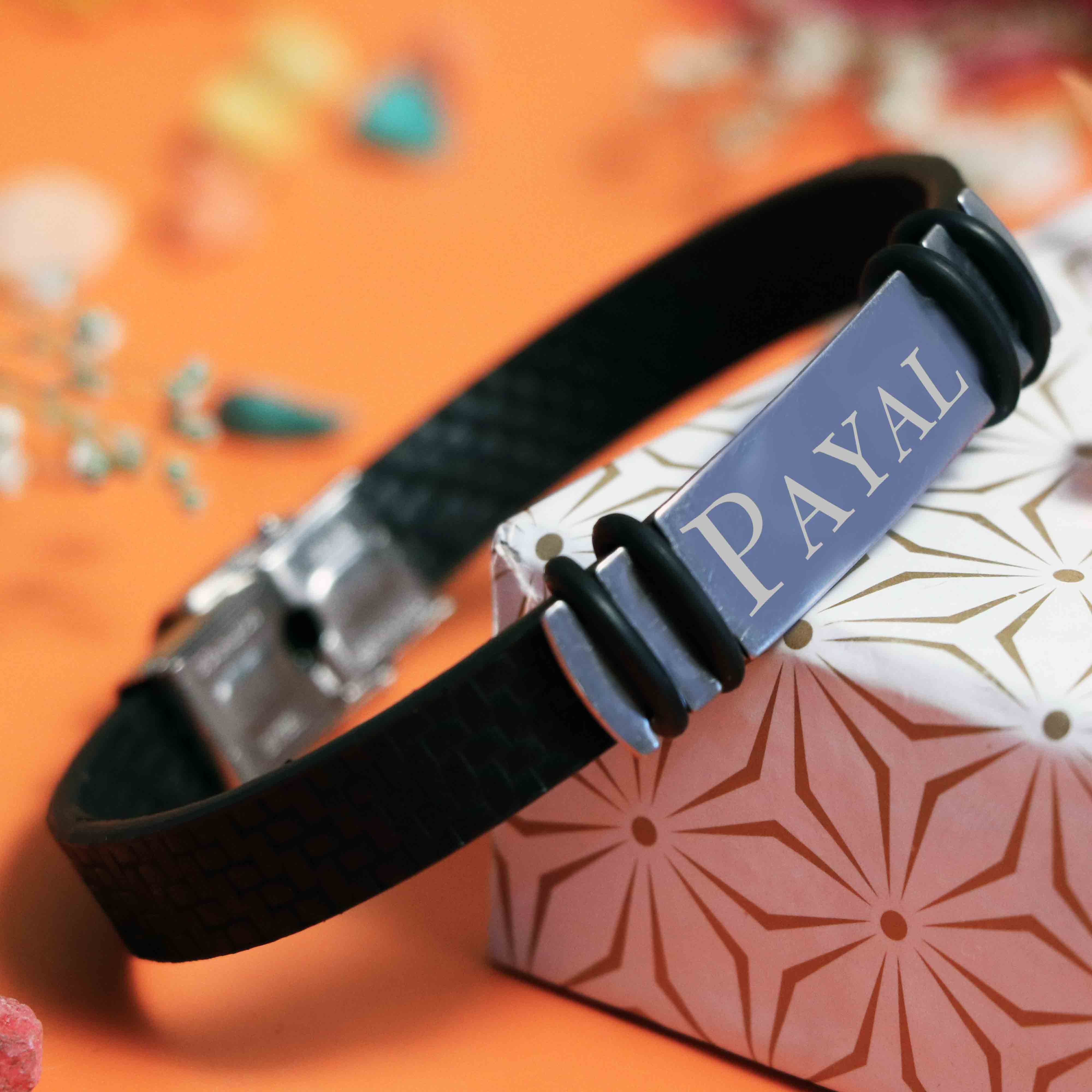 Leather Bracelet-Silver - Image 4
