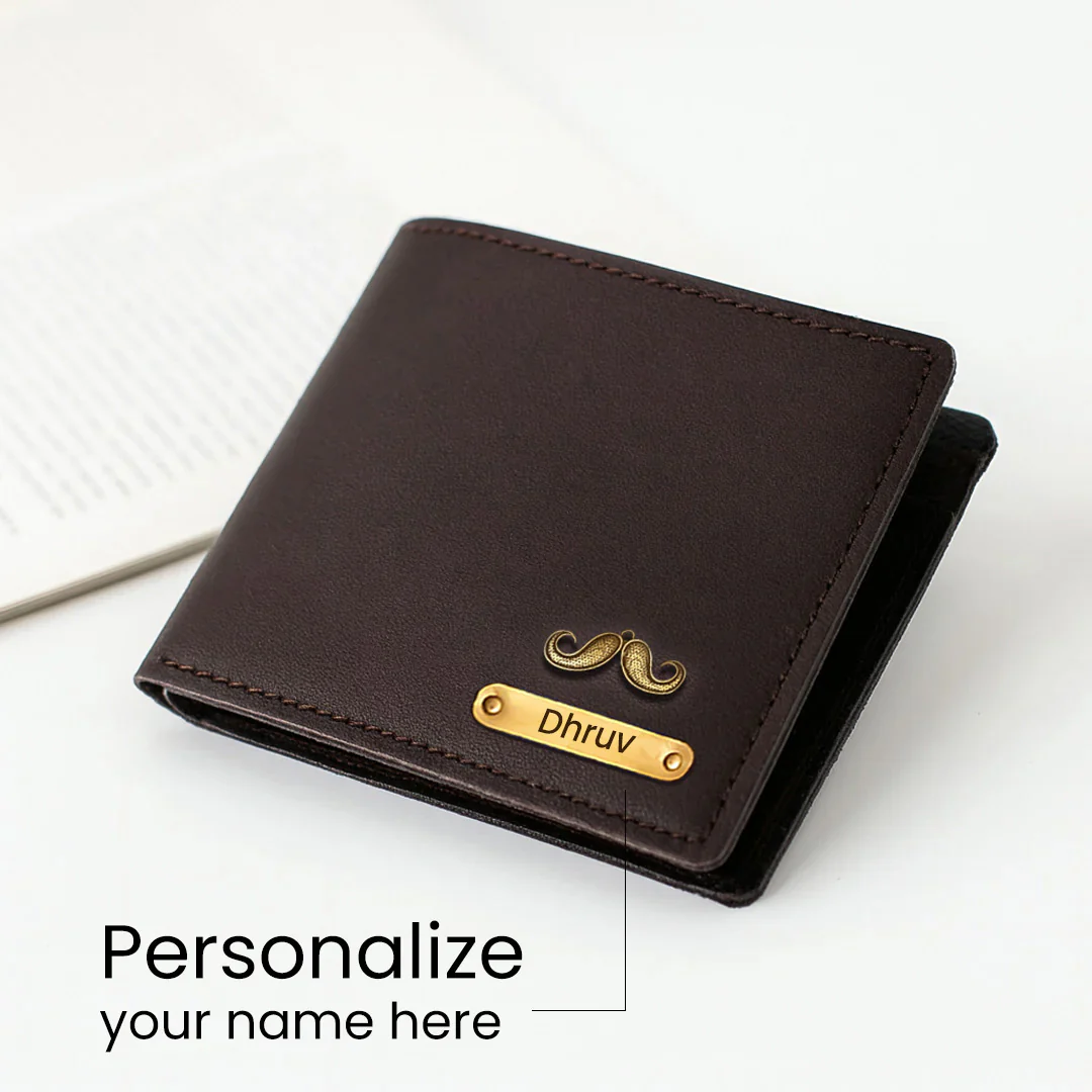 Leather Wallet with Name - Image 2