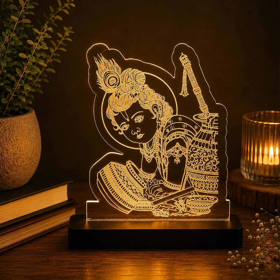 Little Krishna Car Dashboard Lamp