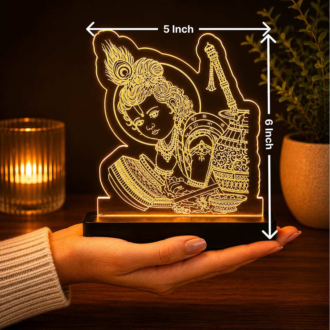 Little Krishna Car Dashboard Lamp - Image 2