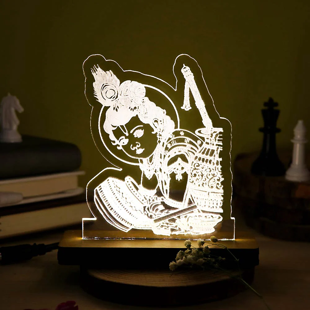 Little Krishna Car Dashboard Lamp - Image 4
