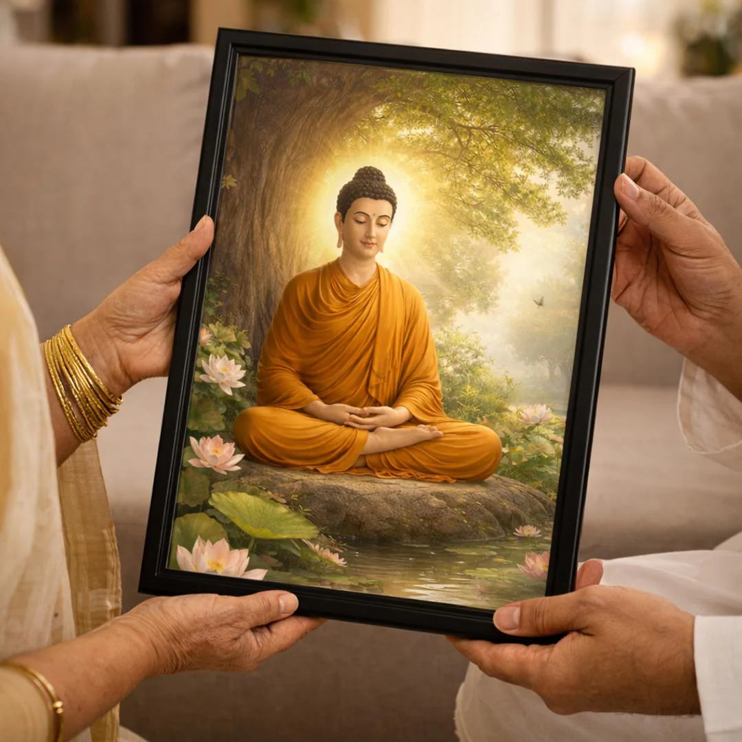 Lord Buddha Meditation Wall Frame - Image 2
