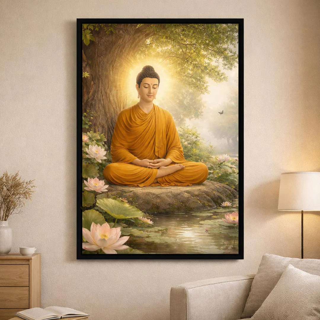 Lord Buddha Meditation Wall Frame - Image 4