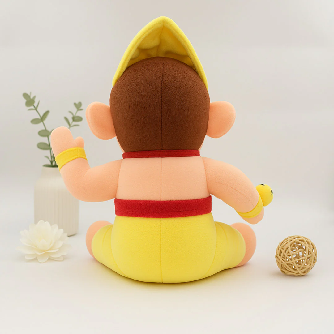 Lord Ganesha Plush Toy - Image 4