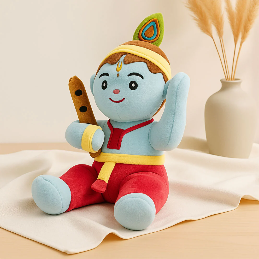 Lord Krishna Plush Toy - Image 3
