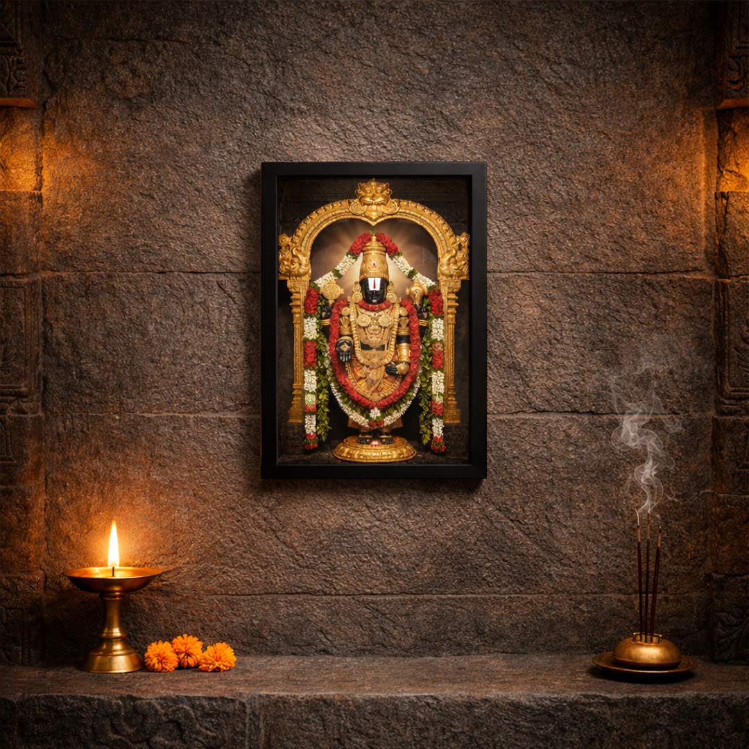 Lord Venkateswara Balaji Spiritual Wall Frame - Image 5