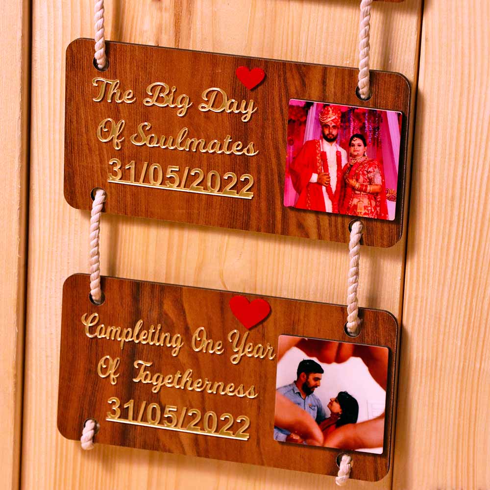 Love Story Wooden Wall Hanger - Image 7