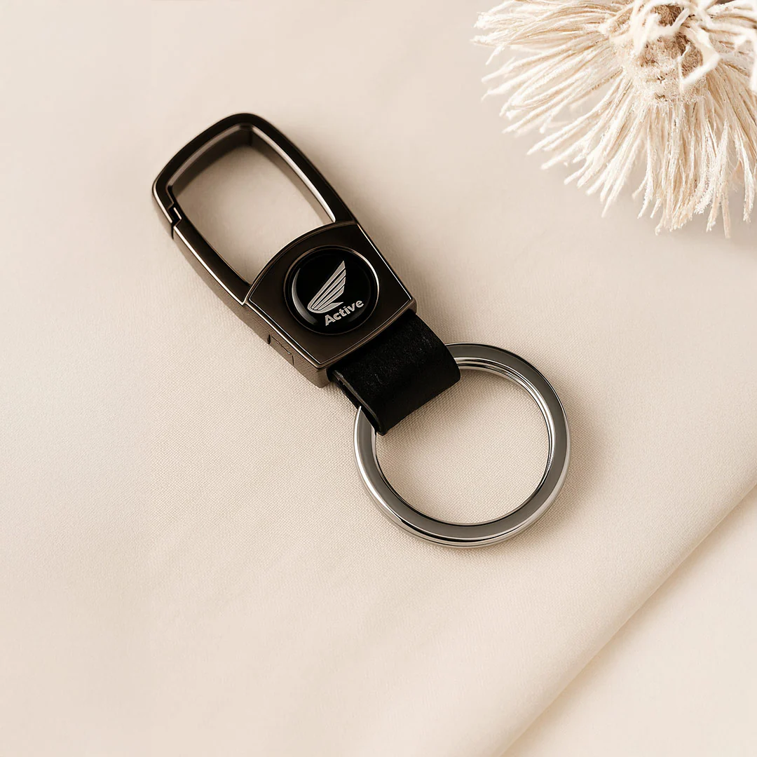 Luxury Leather Loop Keyring